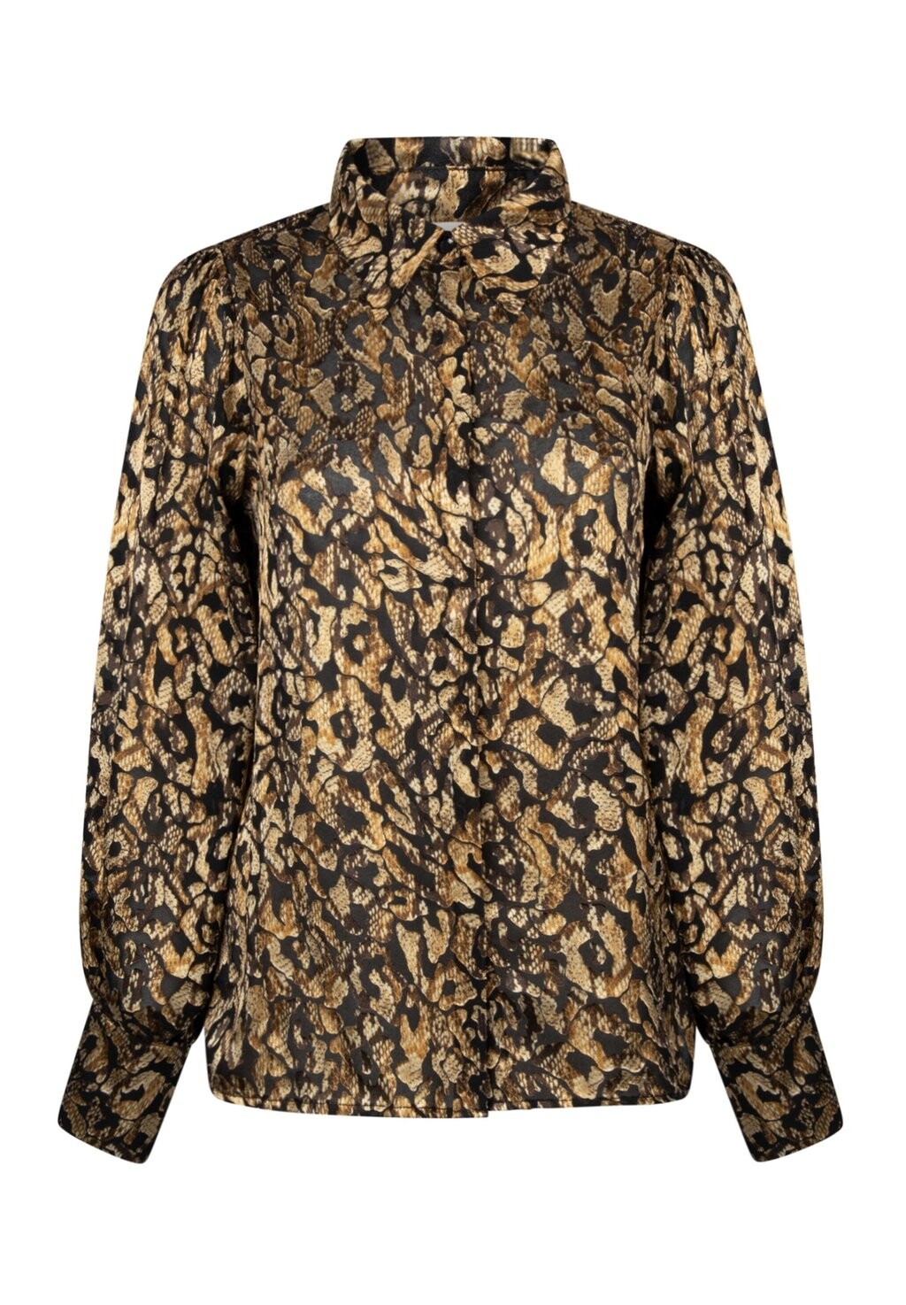 Блузка на пуговицах PILLAR LEOPARD Aaiko, черный
Блузка на пуговицах PILLAR LEOPARD Aaiko, черный