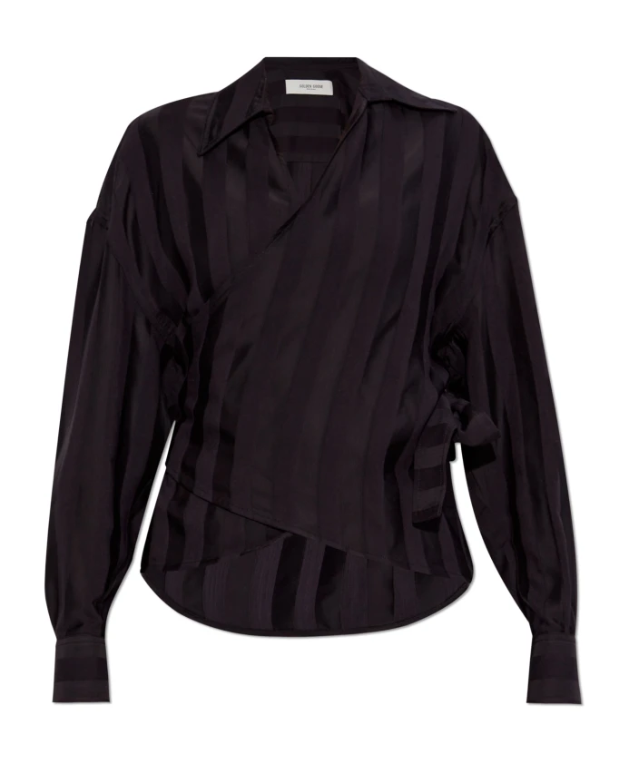 Полосатая рубашка Golden Goose, фиолетовый
Полосатая рубашка Golden Goose, фиолетовый