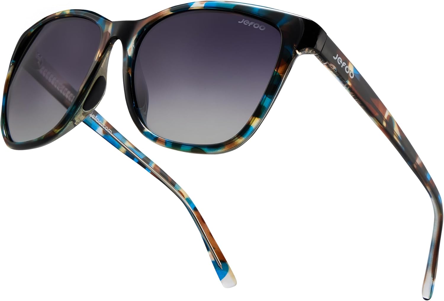 Поляризованные солнцезащитные очки Jefoo Retro для мужчин и женщин с защитой UV400, подходят для вождения, рыбалки, походов, гольфа и других видов спорта на открытом воздухе, Grey Gradient Lens / Flowers Frame
Поляризованные солнцезащитные очки Jefoo Retro для мужчин и женщин с защитой UV400, подходят для вождения, рыбалки, походов, гольфа и других видов спорта на открытом воздухе, Grey Gradient Lens / Flowers Frame