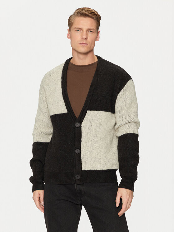 Кардиган стандартного кроя Solid, черный
Кардиган стандартного кроя Solid, черный