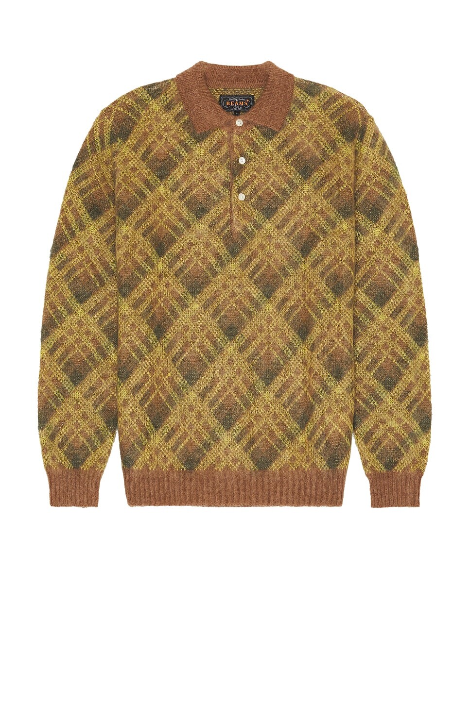 Вяжем поло в полоску Beams Plus, коричневый
Вяжем поло в полоску Beams Plus, коричневый