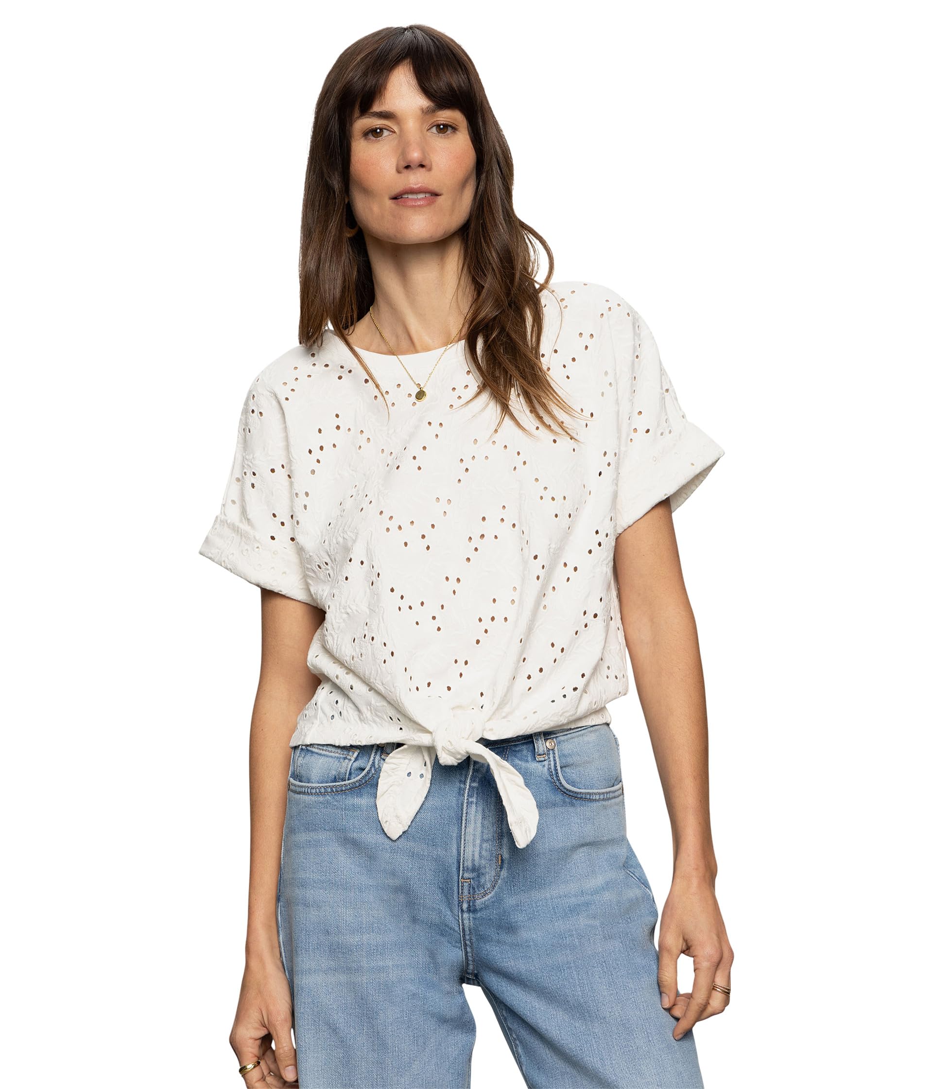 Футболка Sanctuary All Day Eyelet Tee, Bleached White
Футболка Sanctuary All Day Eyelet Tee, Bleached White