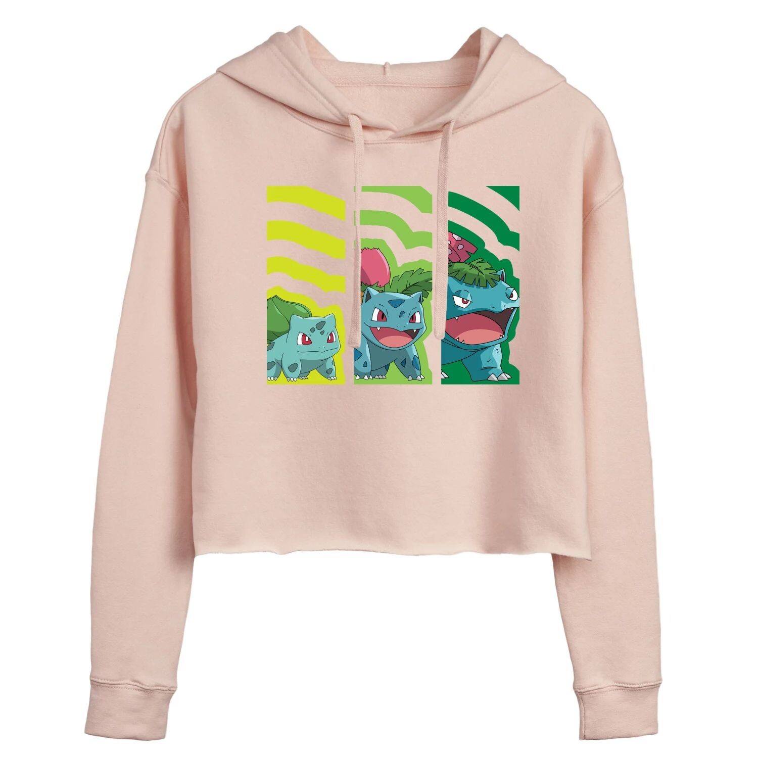 Укороченная толстовка с капюшоном для юниоров Pokemon Bulbasaur Licensed Character, розовый 
Укороченная толстовка с капюшоном для юниоров Pokemon Bulbasaur Licensed Character, розовый
