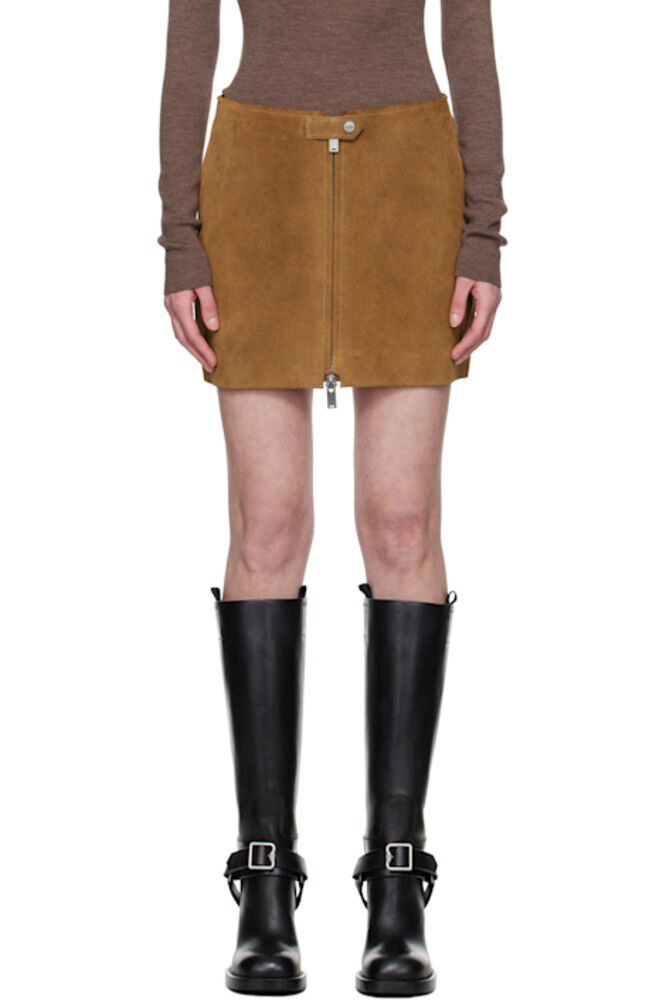 Мини-юбка из замши и кожи Tan Cia Holzweiler
Мини-юбка из замши и кожи Tan Cia Holzweiler