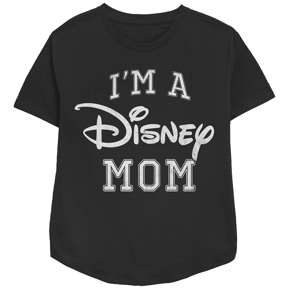 Женская футболка свободного кроя с рисунком Disney's I'm A Disney Mom университетского стиля, черный
Женская футболка свободного кроя с рисунком Disney's I'm A Disney Mom университетского стиля, черный