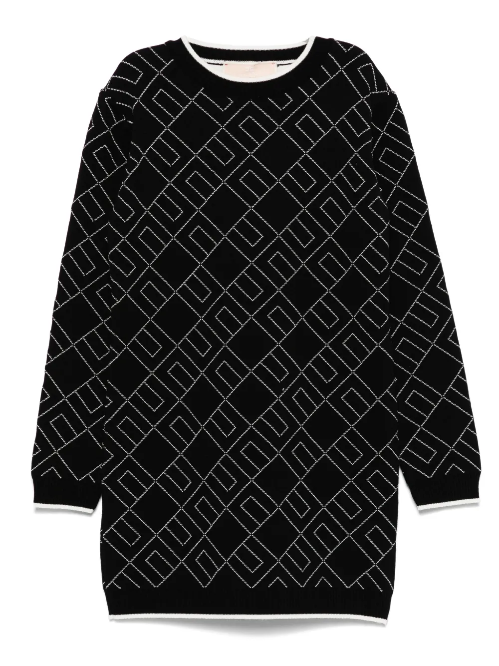 Трикотажное платье с геометрическим узором Elisabetta Franchi La Mia Bambina, черный
Трикотажное платье с геометрическим узором Elisabetta Franchi La Mia Bambina, черный