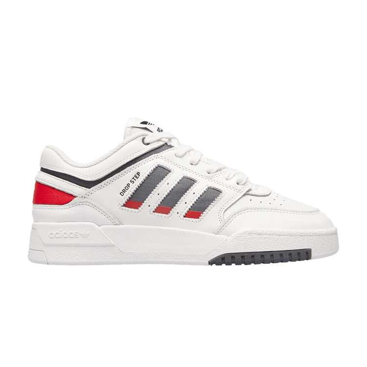 Кроссовки Drop Step Low 'White Grey Scarlet', белый 
Кроссовки Drop Step Low 'White Grey Scarlet', белый
