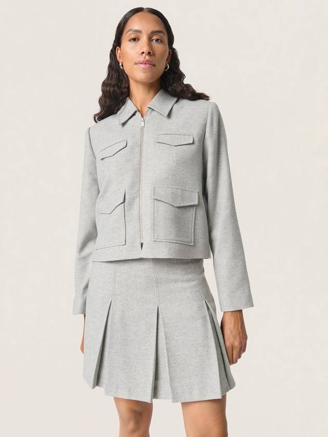 Куртка с воротником- молнией augustina Soaked In Luxury, серый
Куртка с воротником- молнией augustina Soaked In Luxury, серый