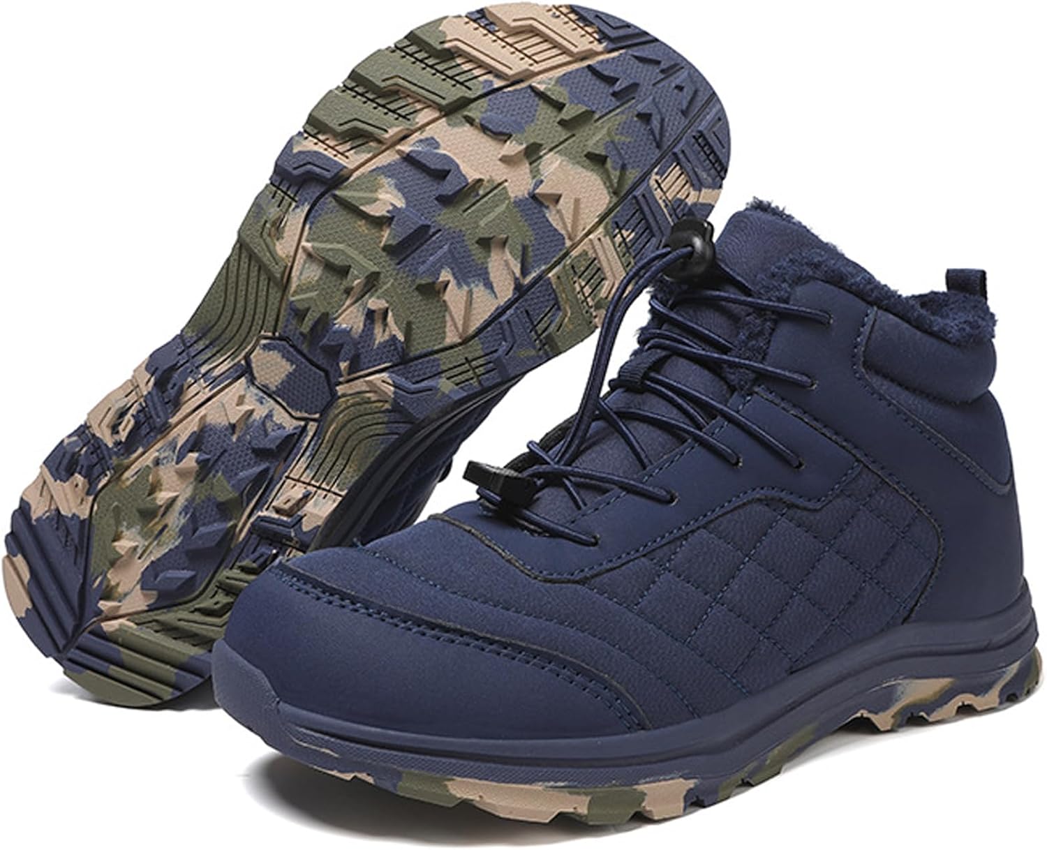 Мужские зимние ботинки TZNBGGE с утеплителем из меха, легкие, для походов, противоскользящие, для работы на улице, босоножки, темно-синий
Мужские зимние ботинки TZNBGGE с утеплителем из меха, легкие, для походов, противоскользящие, для работы на улице, босоножки, темно-синий