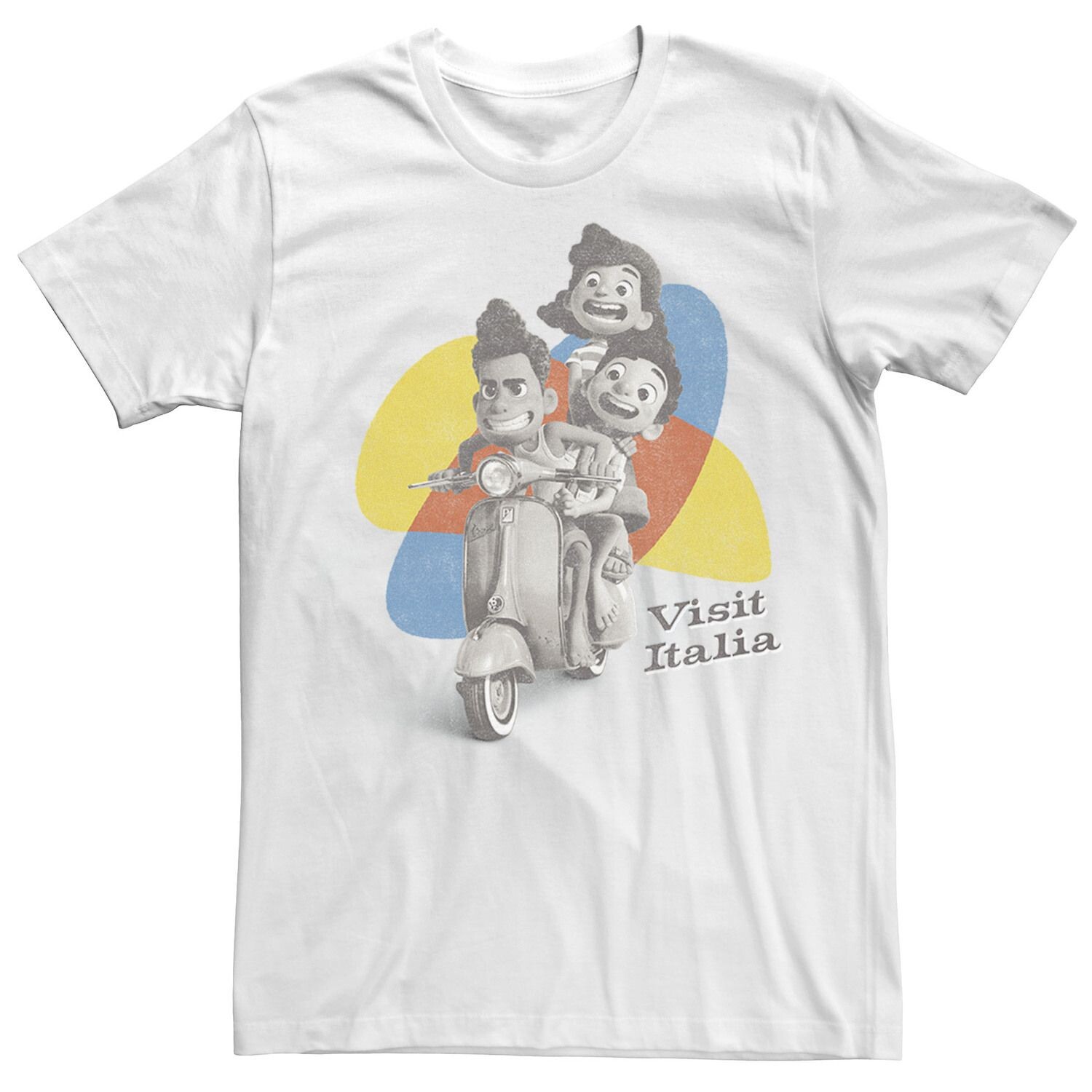 Мужская футболка Disney/Pixar Luca Scooter Kids Visit Italia Licensed Character
Мужская футболка Disney/Pixar Luca Scooter Kids Visit Italia Licensed Character