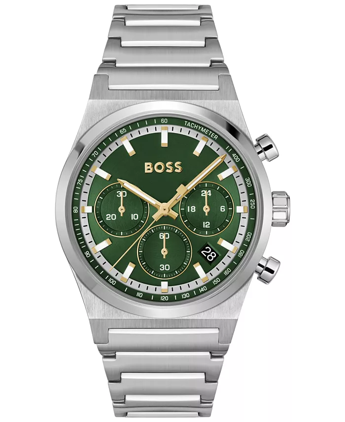 Мужские часы Candor Quartz Chronograph, стальной корпус с серебристым покрытием, 41 мм Hugo Boss
Мужские часы Candor Quartz Chronograph, стальной корпус с серебристым покрытием, 41 мм Hugo Boss