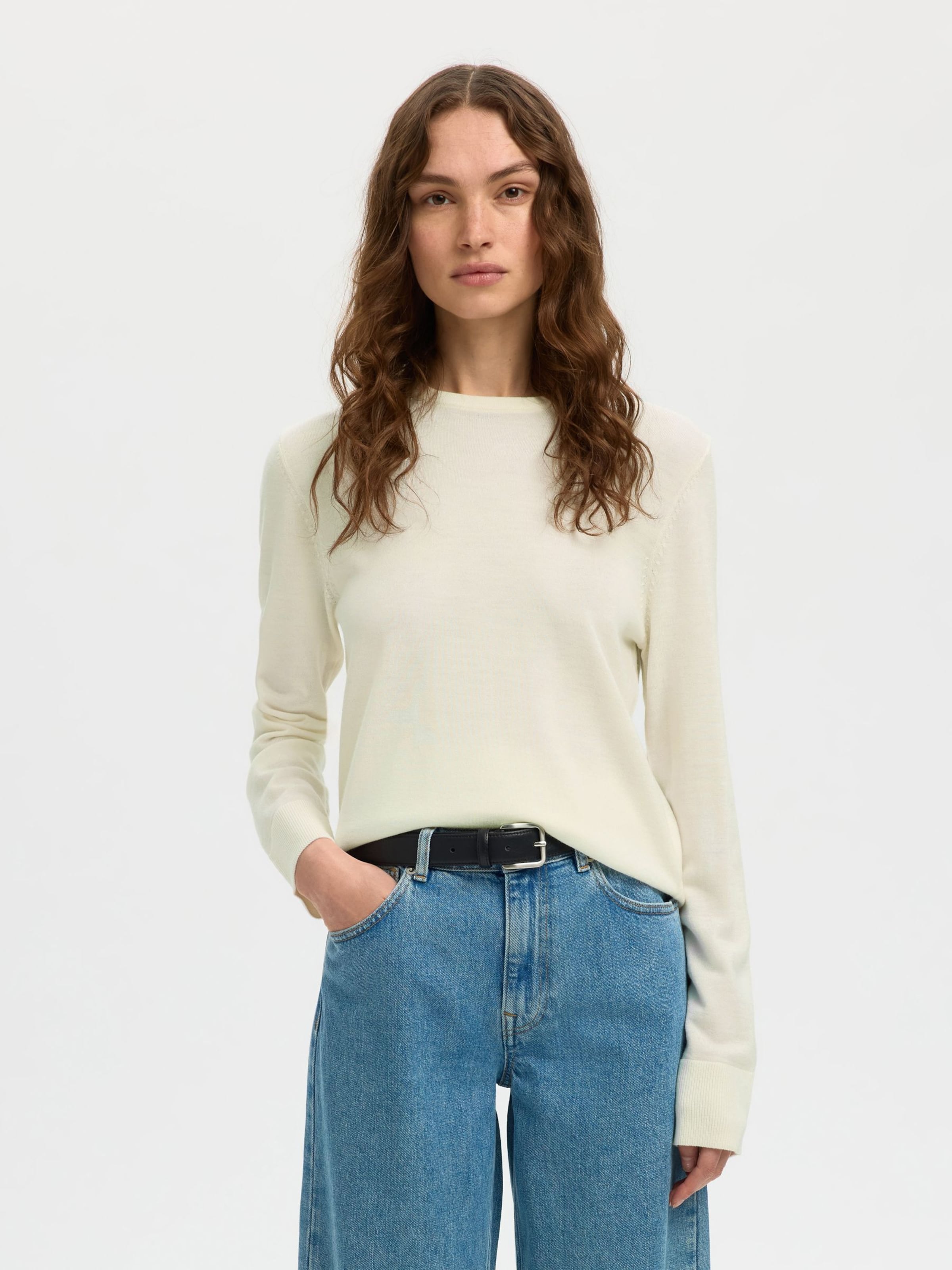 SELECTED Свитер 'SLFThea' в белом цвете
SELECTED Свитер 'SLFThea' в белом цвете