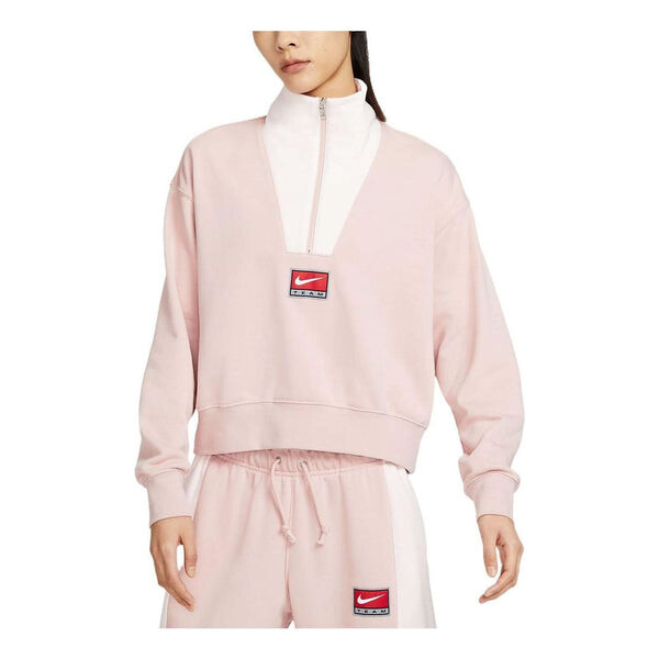 Свитера спортивная одежда толстовка с застежкой-молнией на четверть Nike, розовый
Свитера спортивная одежда толстовка с застежкой-молнией на четверть Nike, розовый