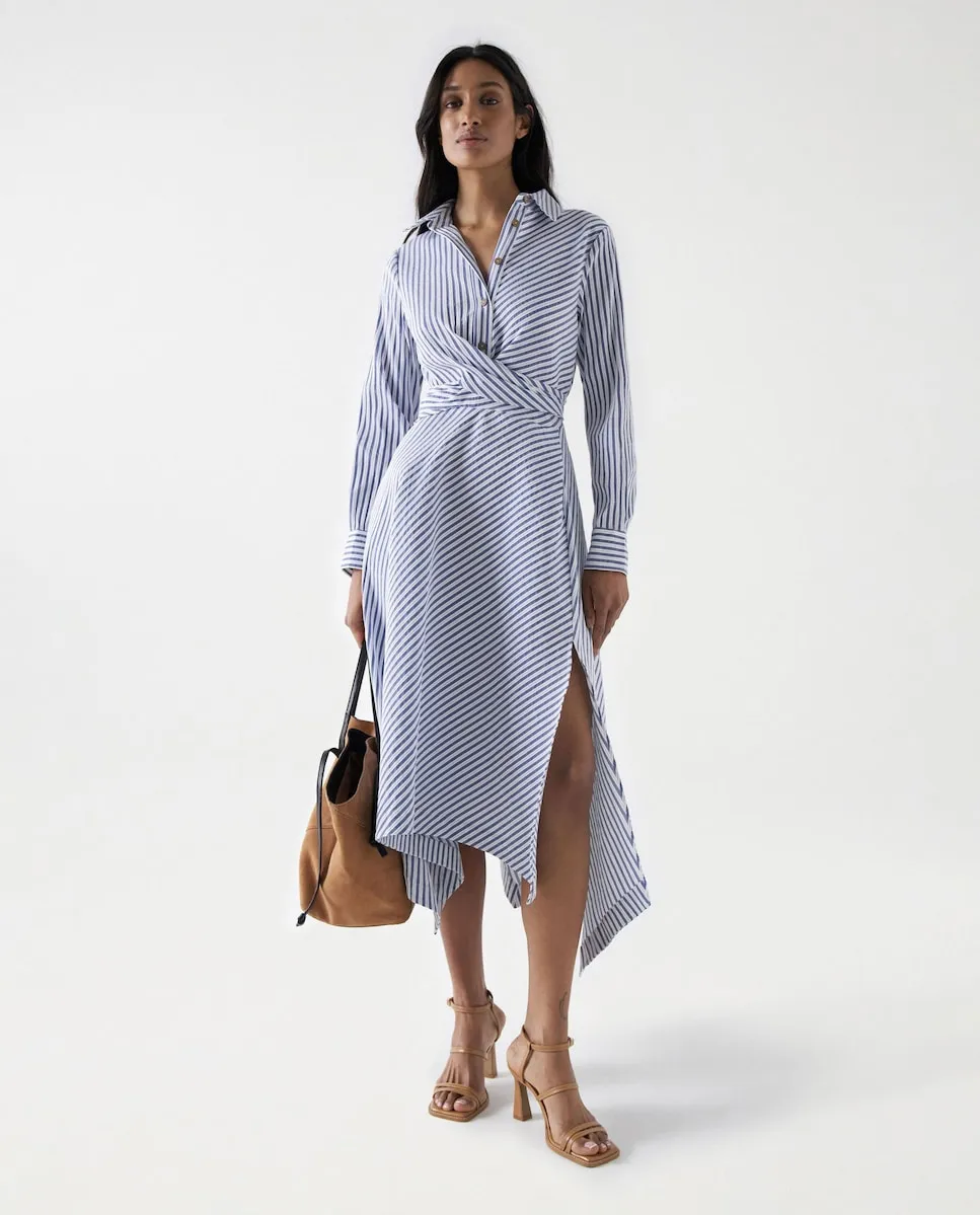 Платье-рубашка в полоску с длинными рукавами Salsa Jeans, белый
Платье-рубашка в полоску с длинными рукавами Salsa Jeans, белый