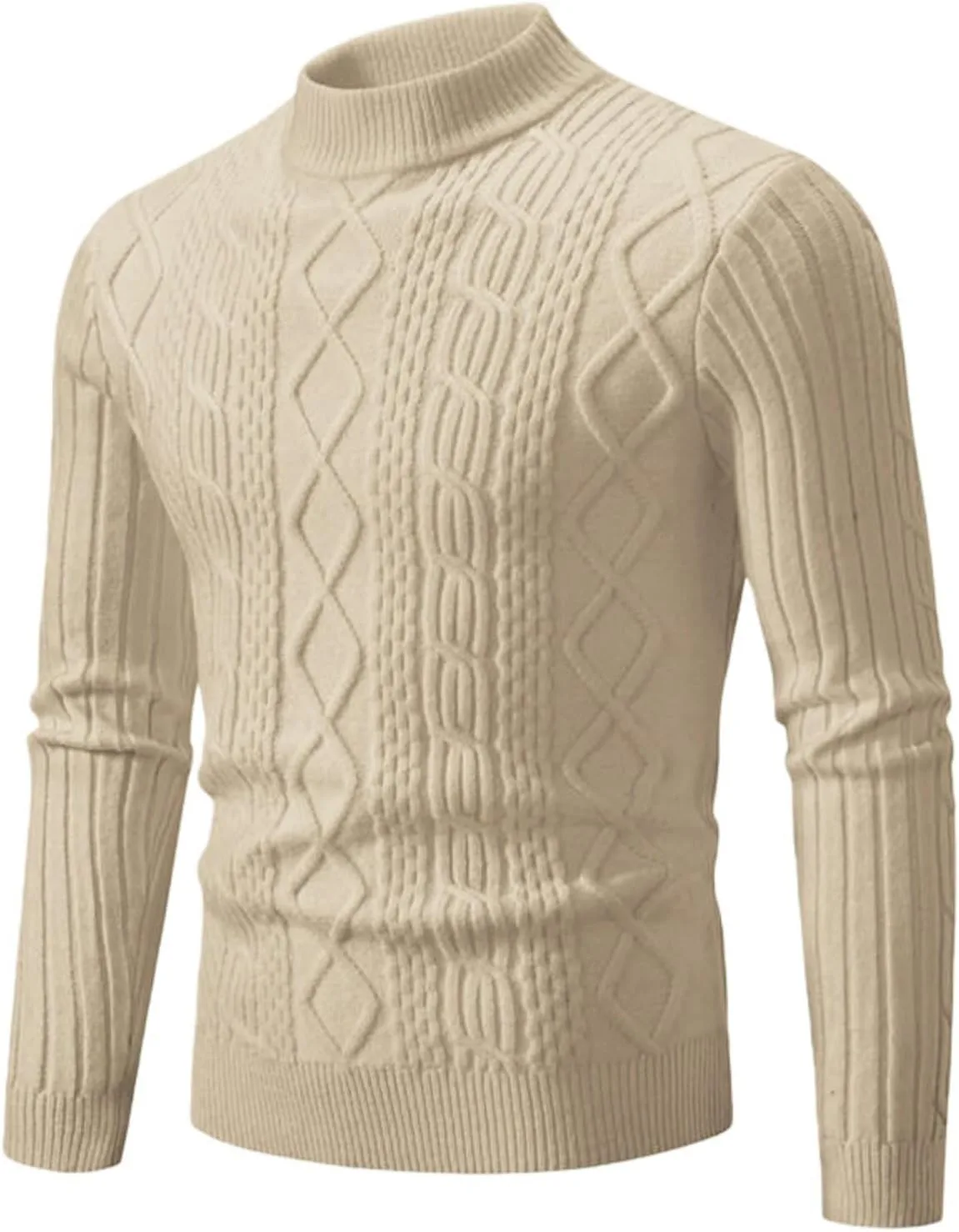 Мужской повседневный свободный свитер с круглым вырезом FOLKFOLD
Мужской повседневный свободный свитер с круглым вырезом FOLKFOLD