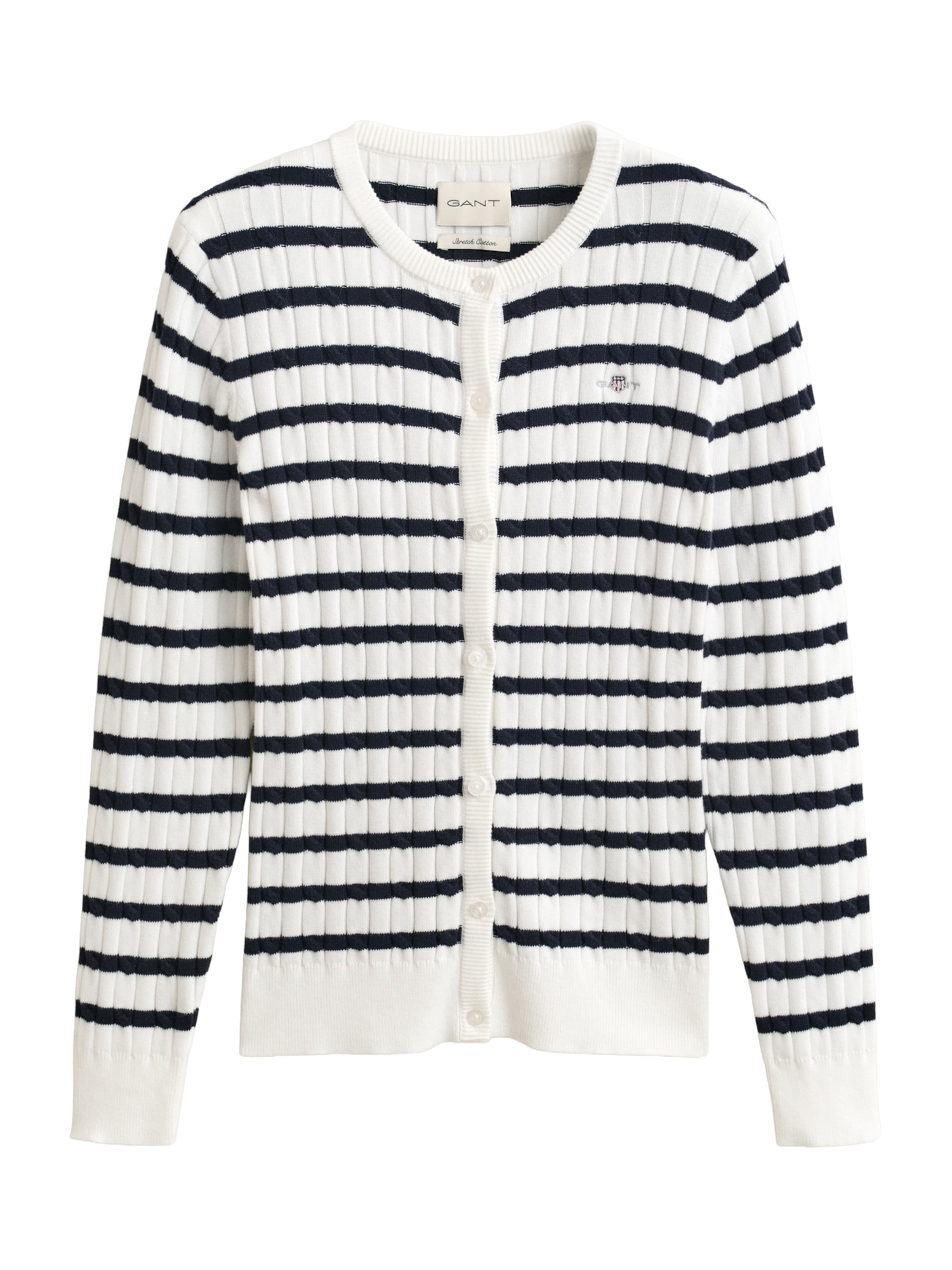 GANT Вязаный кардиган в белом цвете
GANT Вязаный кардиган в белом цвете