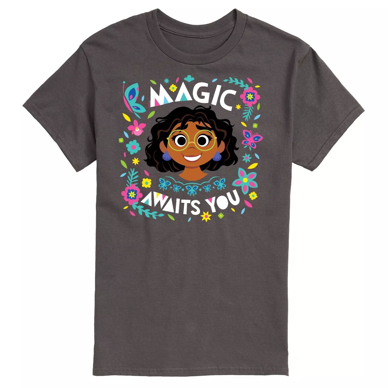 Disney's Encanto Magic ждет мужскую футболку с рисунком
Disney's Encanto Magic ждет мужскую футболку с рисунком