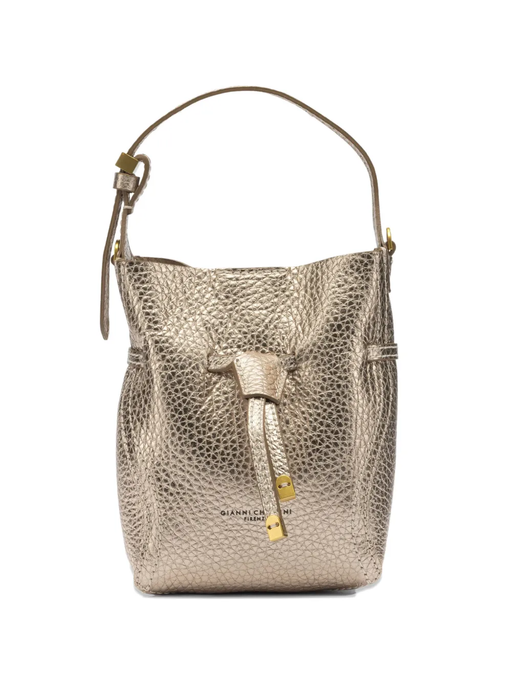 Сумка-ведро с металлическим эффектом Gianni Chiarini, золотой
Сумка-ведро с металлическим эффектом Gianni Chiarini, золотой