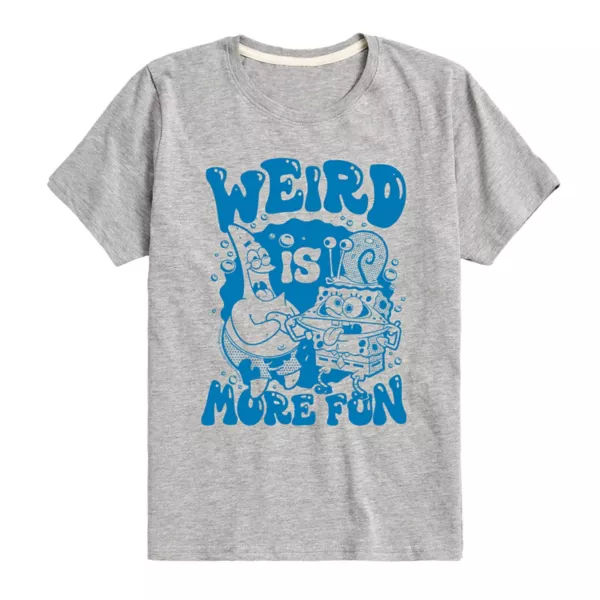 Футболка с принтом «Спанч Боб: Странно — это веселее» для мальчиков 8-20 лет Nickelodeon, серый
Футболка с принтом «Спанч Боб: Странно — это веселее» для мальчиков 8-20 лет Nickelodeon, серый