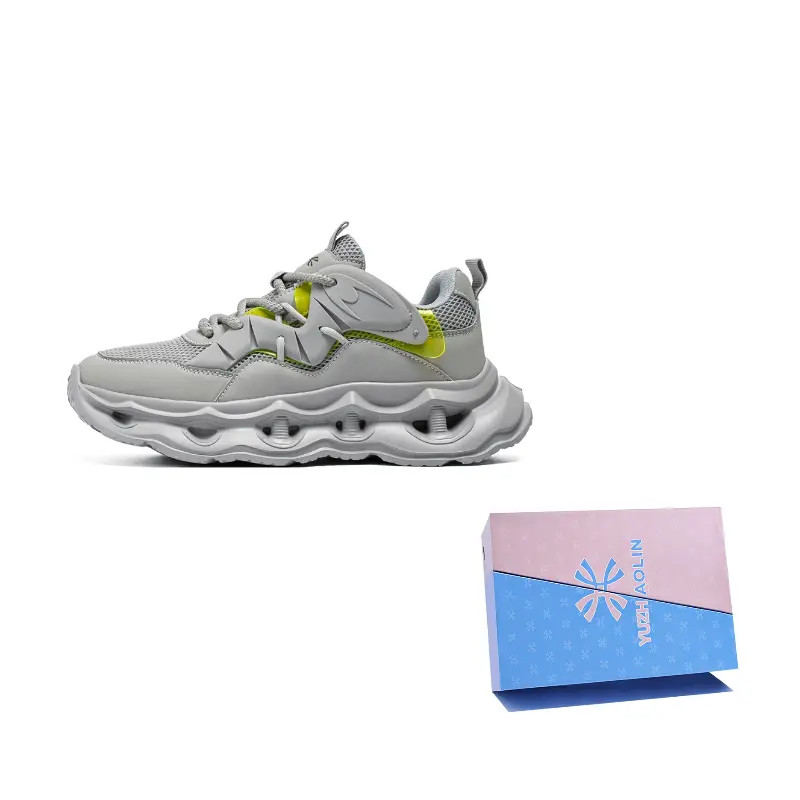 YUZHAOLIN Серые мужские кеды на низком ходу, цвет Gray 
YUZHAOLIN Серые мужские кеды на низком ходу, цвет Gray