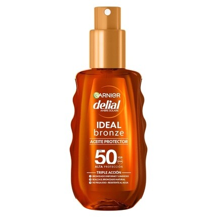 Delial Garnier IDEAL Масло для бронзовой защиты SPF 50 для ровного и сияющего загара 150мл
Delial Garnier IDEAL Масло для бронзовой защиты SPF 50 для ровного и сияющего загара 150мл