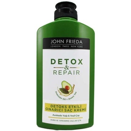 John Frieda Кондиционер для детоксикации и восстановления 250 мл Увлажняющий и разглаживающий для сухих, поврежденных и поврежденных волос с маслом авокадо и зеленым чаем
John Frieda Кондиционер для детоксикации и восстановления 250 мл Увлажняющий и разглаживающий для сухих, поврежденных и поврежденных волос с маслом авокадо и зеленым чаем