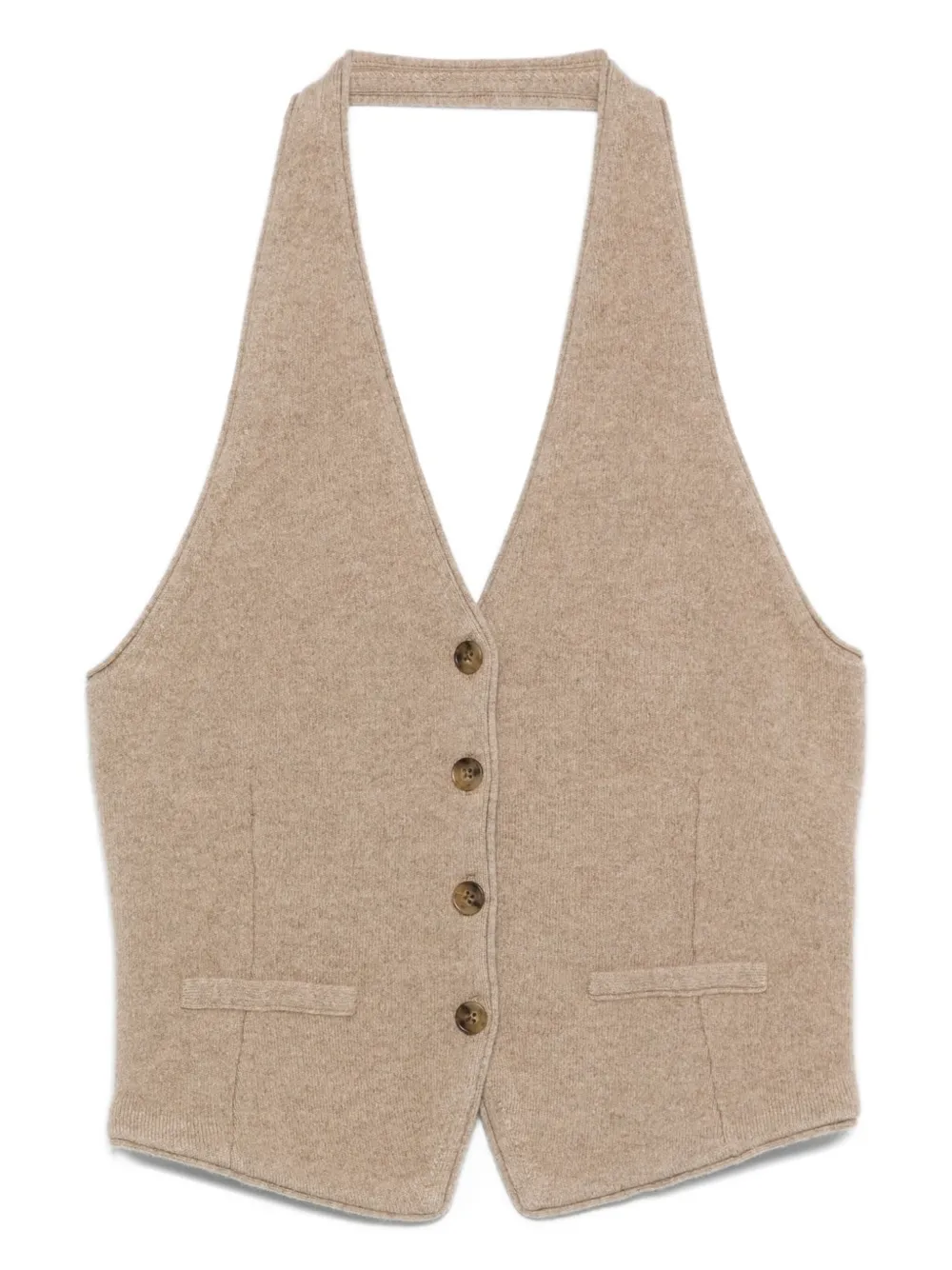 Топ с вырезом халтер Guest In Residence, нейтральный
Топ с вырезом халтер Guest In Residence, нейтральный