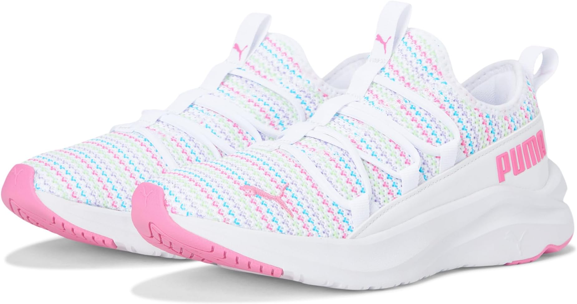 Кроссовки PUMA Kids Softride One4All Slip-On, Puma White-Fast Pink
Кроссовки PUMA Kids Softride One4All Slip-On, Puma White-Fast Pink