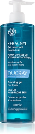 Пенящийся очищающий гель для склонной к акне жирной кожи Ducray Keracnyl Foaming gel, 400 ml
Пенящийся очищающий гель для склонной к акне жирной кожи Ducray Keracnyl Foaming gel, 400 ml
