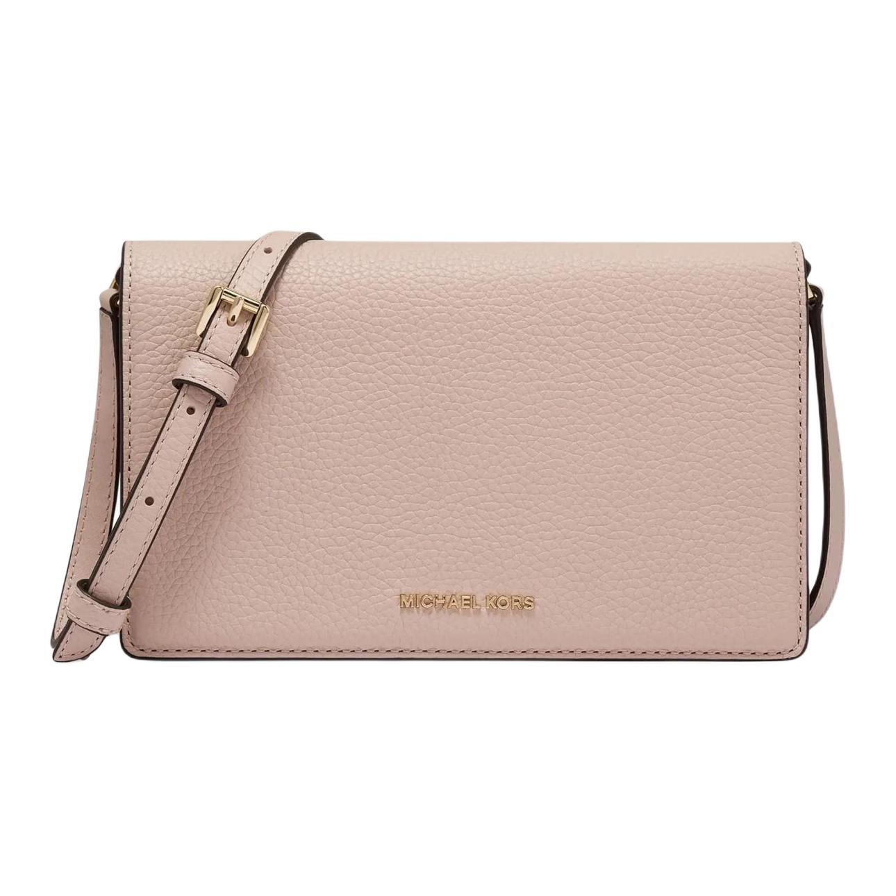 Сумка через плечо Jet Set Cow из натуральной кожи с искусственной кожаной отделкой, средний размер, для женщин, цвет нюдово-розовый MICHAEL KORS 
Сумка через плечо Jet Set Cow из натуральной кожи с искусственной кожаной отделкой, средний размер, для женщин, цвет нюдово-розовый MICHAEL KORS