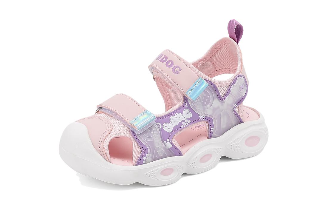 Детские сандалии, устойчивые к истиранию BOBDOG, розовый/фиолетовый 
Детские сандалии, устойчивые к истиранию BOBDOG, розовый/фиолетовый
