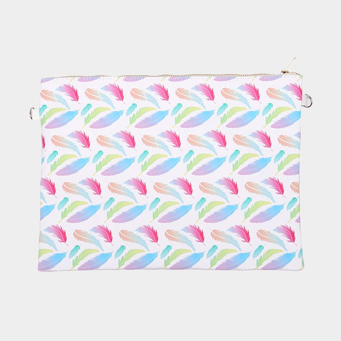 Перо _ Искусственная сафьяновая клатч-сумка с молнией и ремешком FASHNZFAB, мультиколор
Перо _ Искусственная сафьяновая клатч-сумка с молнией и ремешком FASHNZFAB, мультиколор