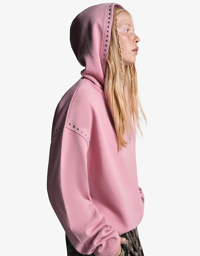 Толстовка Bershka розового цвета
Толстовка Bershka розового цвета