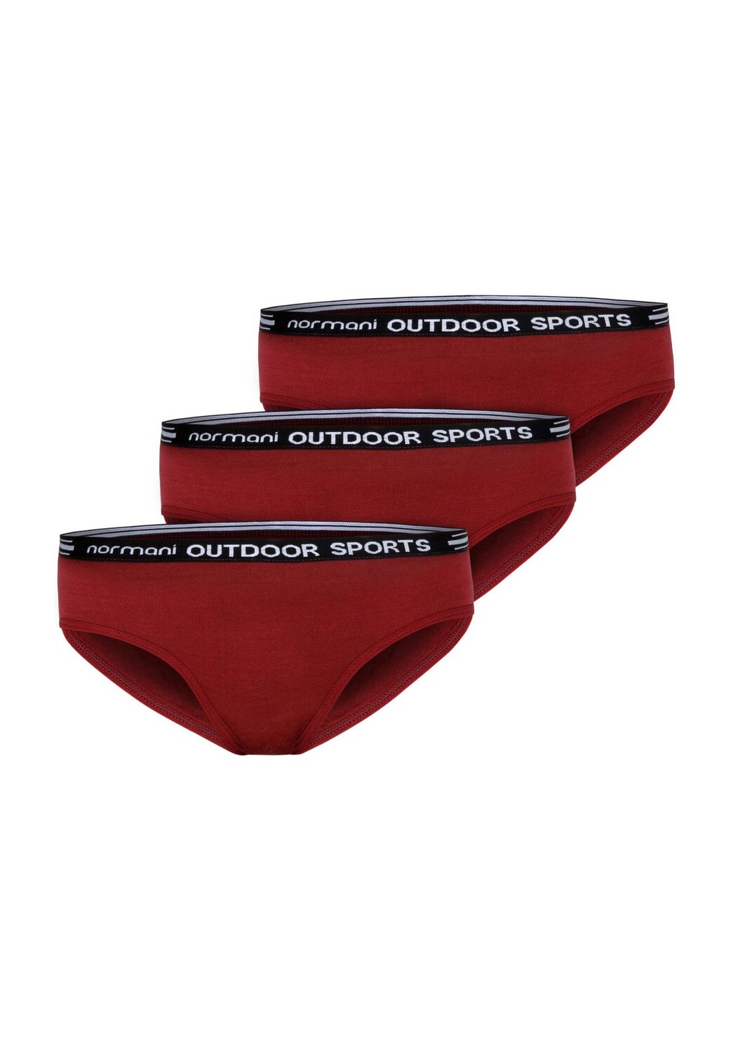 Набор из 3 женских трусов из мериноса «Олбери» normani, красный
Набор из 3 женских трусов из мериноса «Олбери» normani, красный