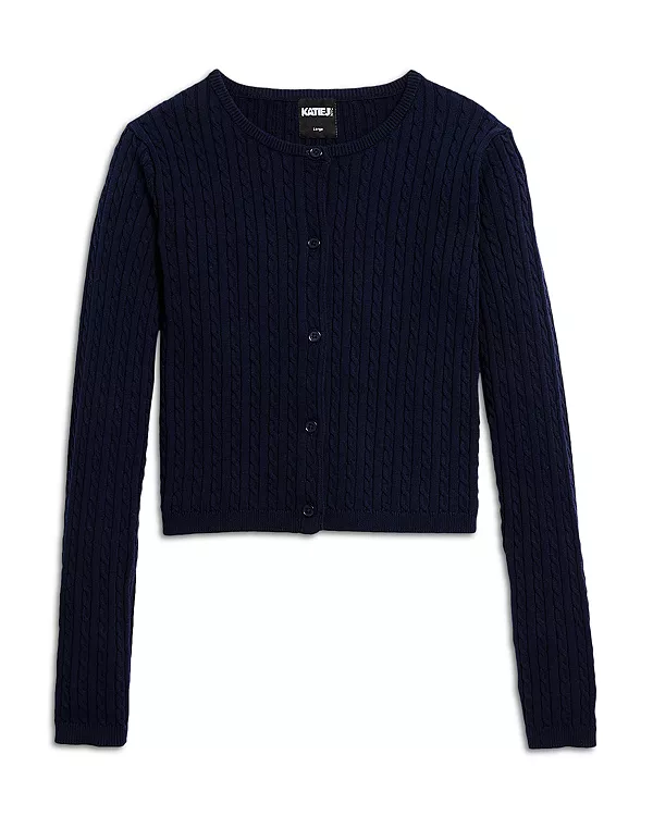 Детский кардиган с круглым вырезом для девочек-подростков (модель "Rory") - для детей постарше. Katiejnyc, синий
Детский кардиган с круглым вырезом для девочек-подростков (модель "Rory") - для детей постарше. Katiejnyc, синий