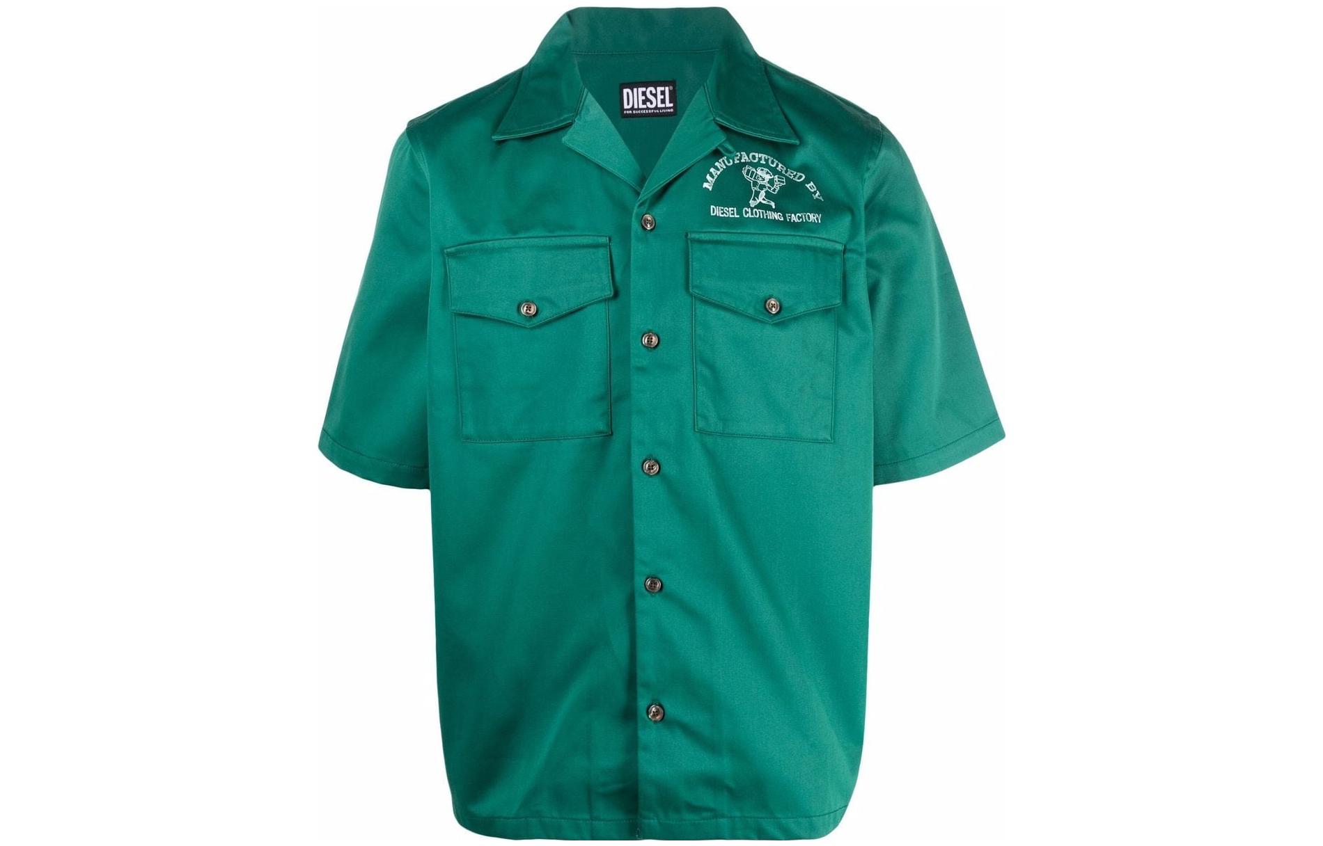 DIESEL Зеленая мужская рубашка
DIESEL Зеленая мужская рубашка