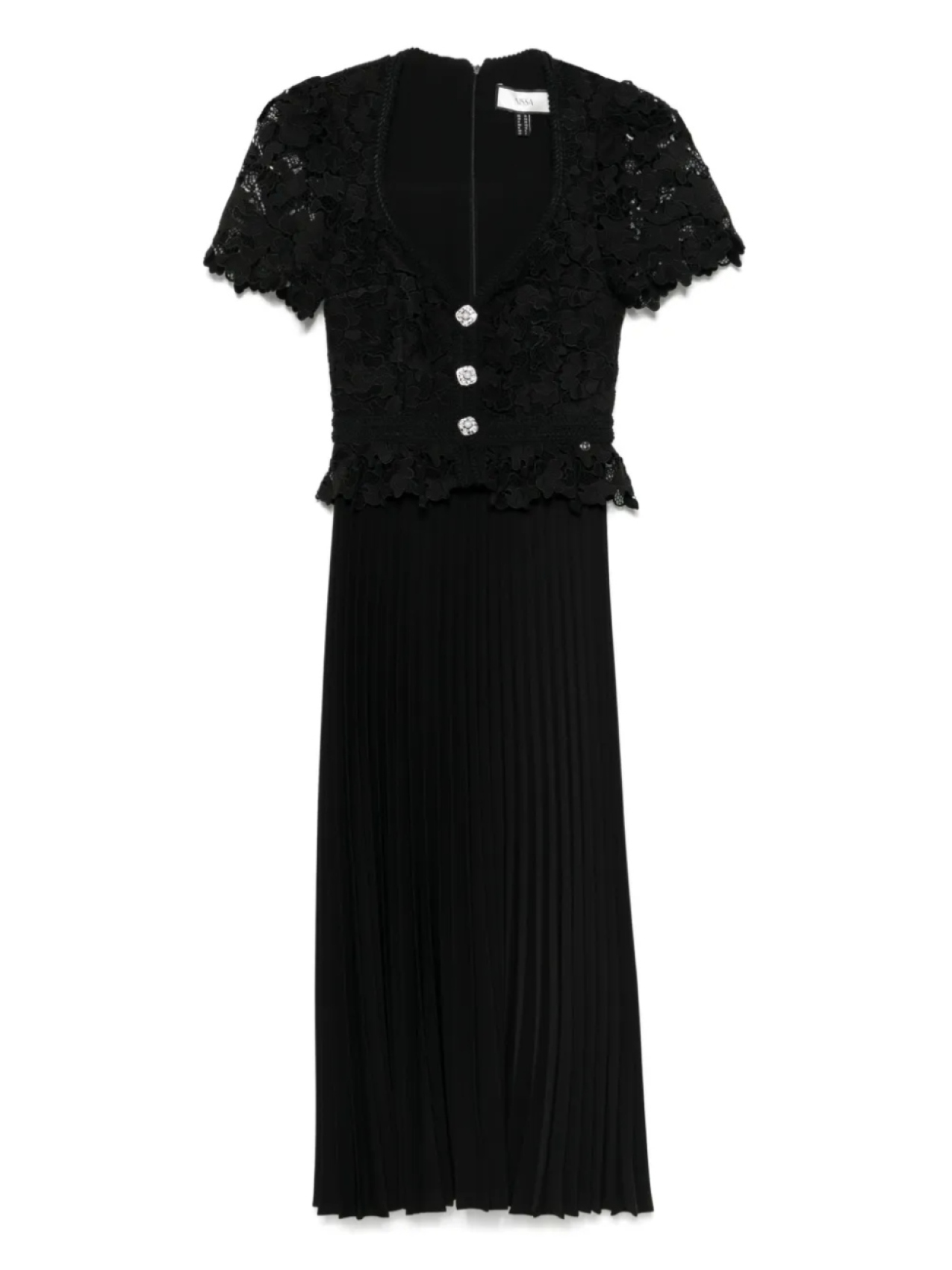 Платье макси с кружевными вставками NISSA, черный
Платье макси с кружевными вставками NISSA, черный