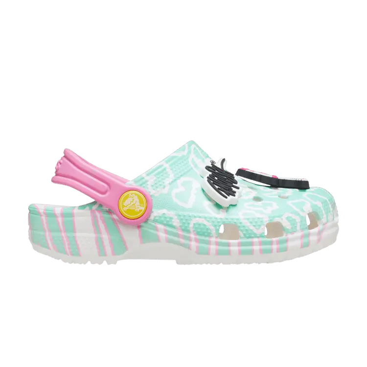 Кроссовки Crocs Ron English x Classic Clog Kids Party Animals - Cheetah Pistachio, зеленый
Кроссовки Crocs Ron English x Classic Clog Kids Party Animals - Cheetah Pistachio, зеленый