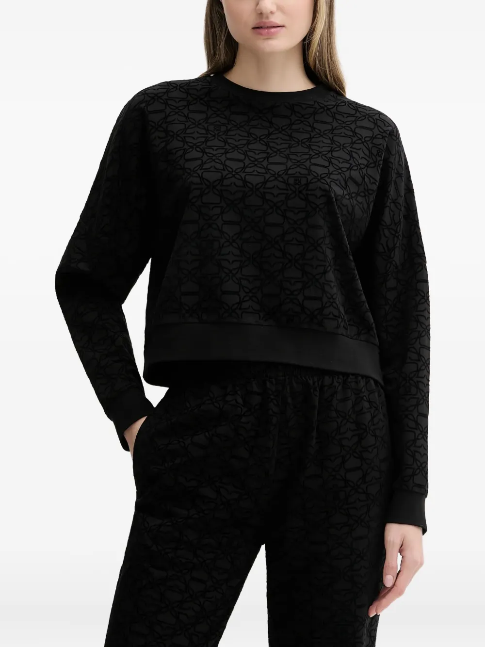 Топ Lokky с тисненым узором HUGO, черный
Топ Lokky с тисненым узором HUGO, черный