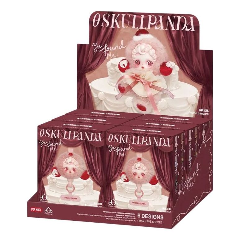 Фигурка Pop Mart Skullpanda You Found Me Cell Phone Lanyard Sealed Case (6 Blind Boxes)
Фигурка Pop Mart Skullpanda You Found Me Cell Phone Lanyard Sealed Case (6 Blind Boxes)