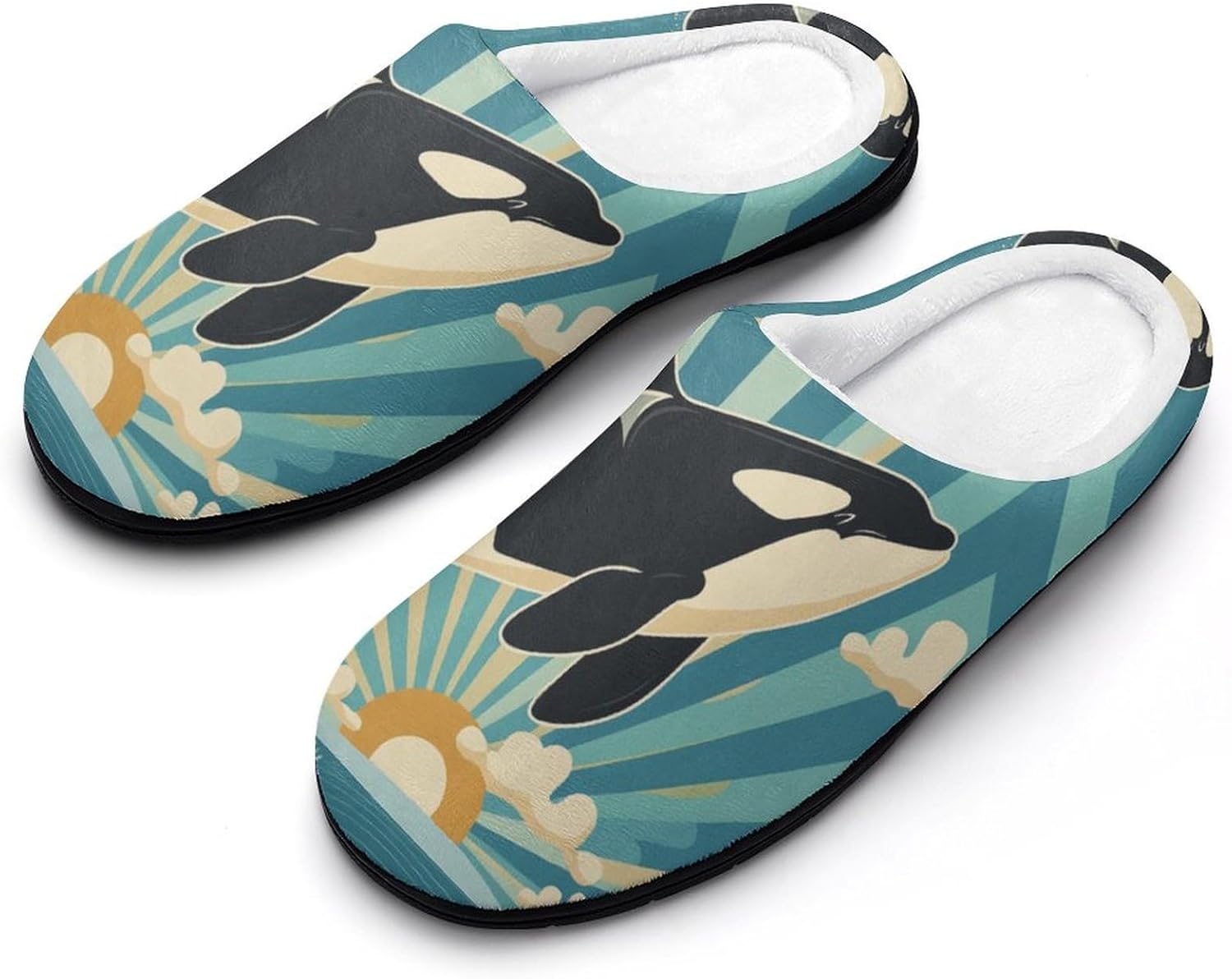 Мужские хлопковые тапочки Neon Galaxy Planets для дома и улицы, теплые, удобные, мягкие и с противоскользящей подошвой Daihanle, Vibrant Orca Whale Leapt Out
Мужские хлопковые тапочки Neon Galaxy Planets для дома и улицы, теплые, удобные, мягкие и с противоскользящей подошвой Daihanle, Vibrant Orca Whale Leapt Out