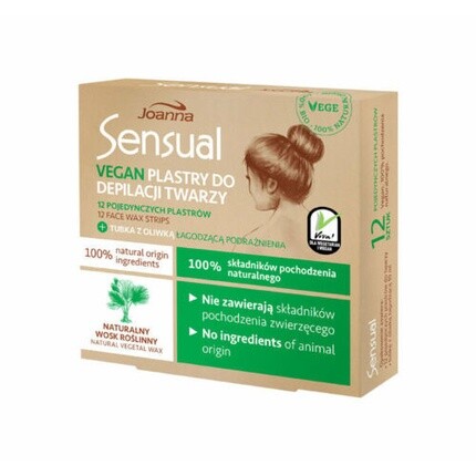 Joanna Sensual Веганские патчи для удаления волос на лице, 12 шт.
Joanna Sensual Веганские патчи для удаления волос на лице, 12 шт.