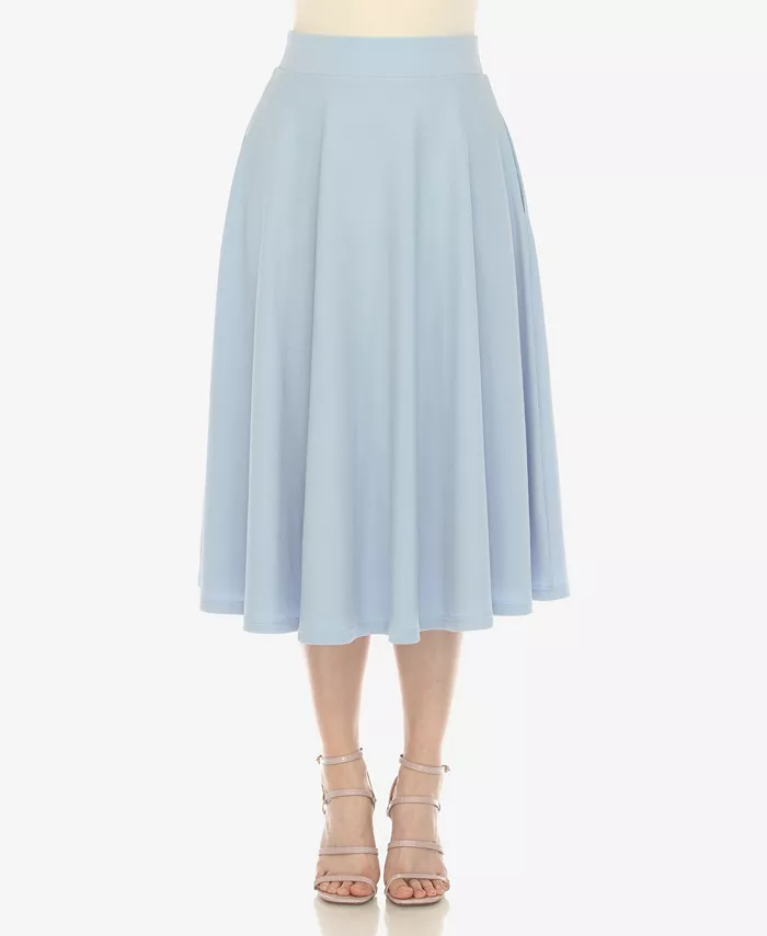 Женская расклешенная юбка с карманами White Mark, синий
Женская расклешенная юбка с карманами White Mark, синий