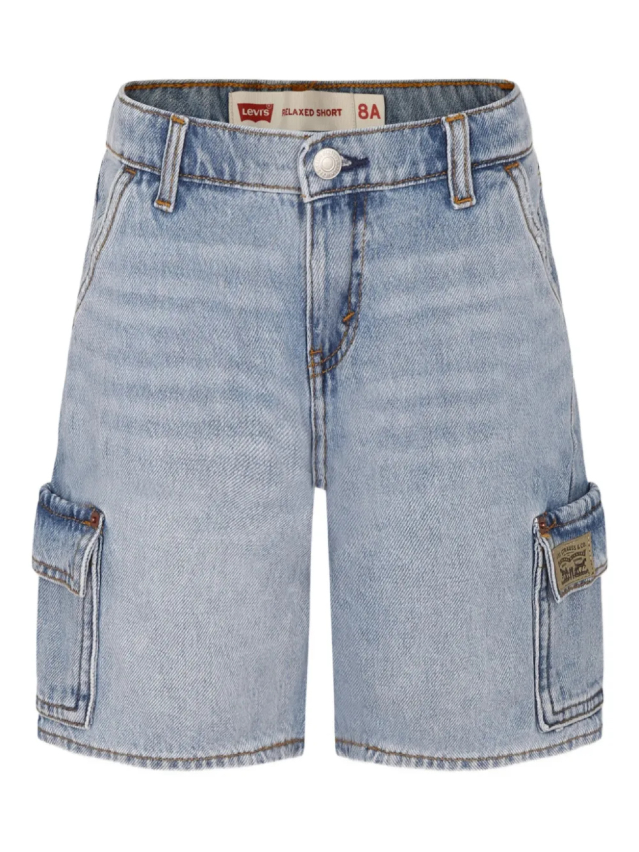 Джинсовые шорты-карго Levi's Kids, синий 
Джинсовые шорты-карго Levi's Kids, синий