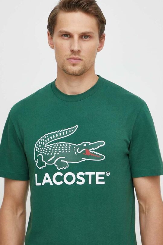 Хлопковая футболка Lacoste, зеленый
Хлопковая футболка Lacoste, зеленый