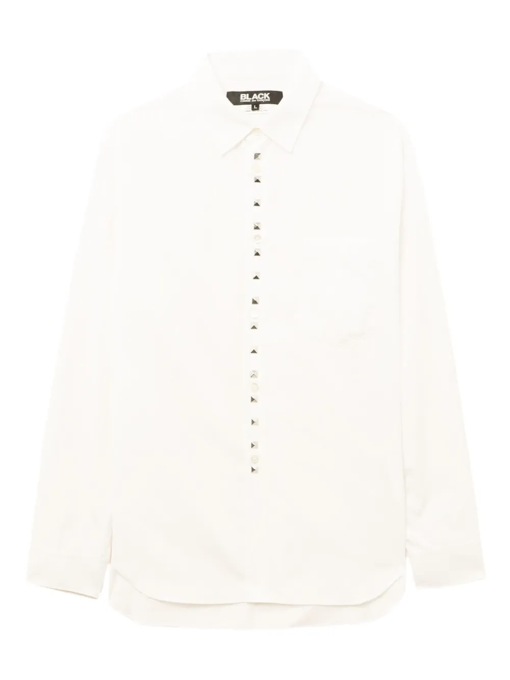 Рубашка с кнопками-стразами Black Comme Des Garçons, белый
Рубашка с кнопками-стразами Black Comme Des Garçons, белый