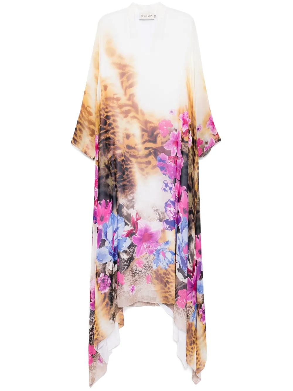 Платье с цветочным принтом Tessitura Body Couture, нейтральный
Платье с цветочным принтом Tessitura Body Couture, нейтральный