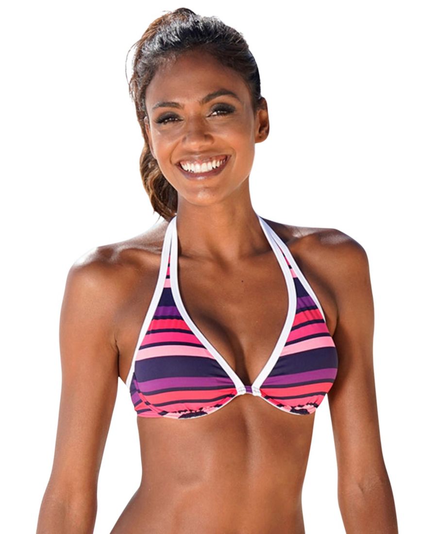 Размеры женского бикини-топа в полоску на косточках LASCANA, Pink multi
Размеры женского бикини-топа в полоску на косточках LASCANA, Pink multi