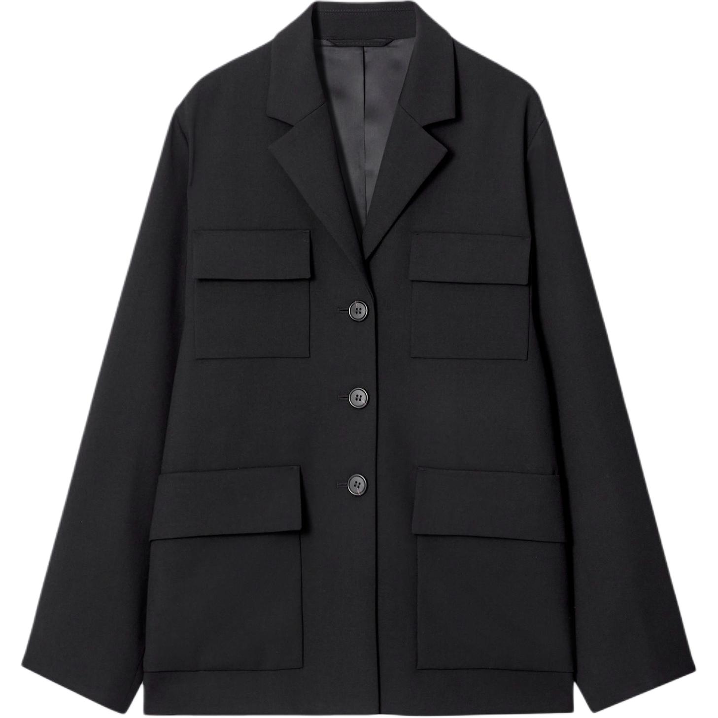 COS Женский деловой костюм черный, Black
COS Женский деловой костюм черный, Black