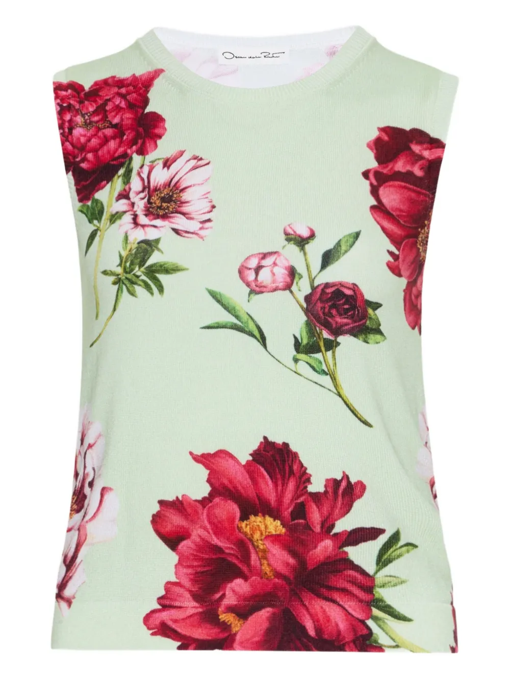 Трикотажный топ с принтом Oscar de la Renta, зеленый
Трикотажный топ с принтом Oscar de la Renta, зеленый